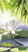 NT2H023D Nature Lotus 3 панно (компл из 4-х шт) 44x80