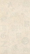 Dec.MONOGRAMS BEIGE BRILHO D6001R 32.7*58.6