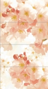 NT2H013D Nature Blossom 3 панно (компл из 4-х шт) 44x80